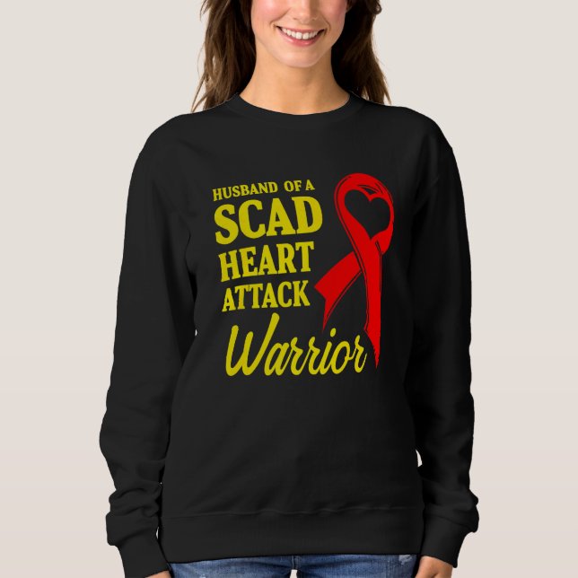 SCAD Heart Attack Survivor Life Future US Warrior T Shirt (Framsida)