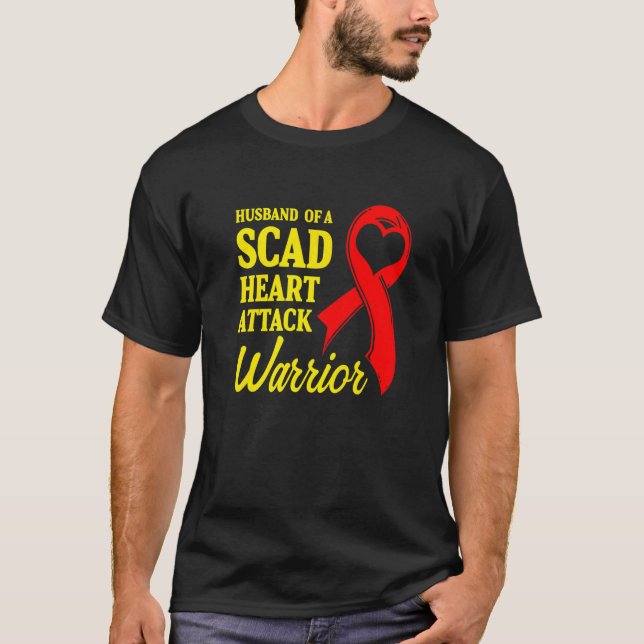 SCAD Heart Attack Survivor Life Future US Warrior T Shirt (Framsida)