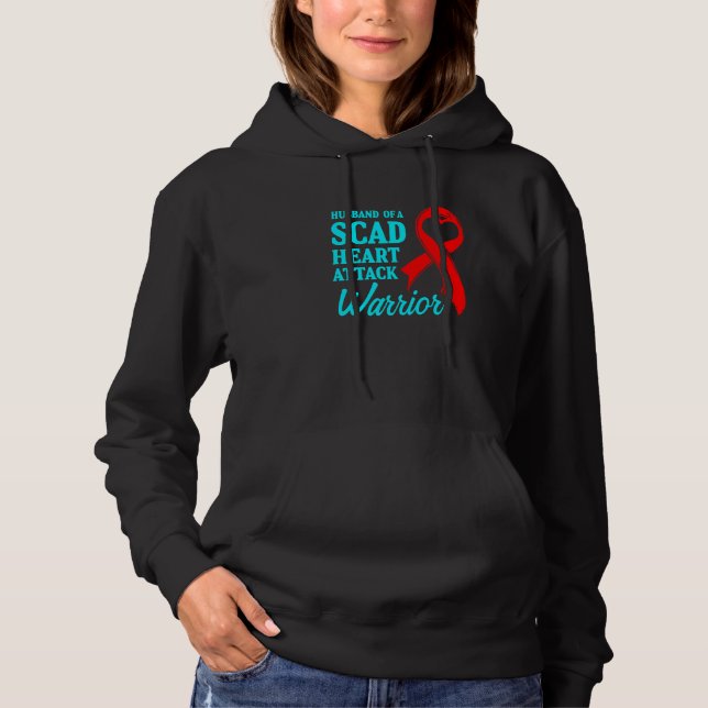 SCAD Heart Attack Survivor Life Future US Warrior  T Shirt (Framsida)