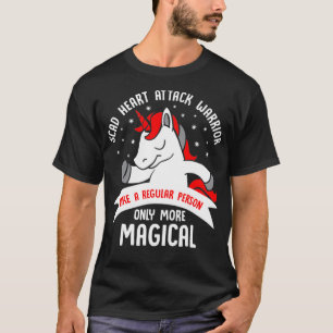 SCAD Heart Attack Survivor Magic Warrior Awarene T Shirt
