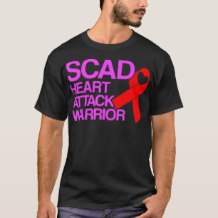 SCAD Heart Attack Survivor Överlever Warrior Aware T Shirt