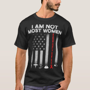SCAD Heart Attacker Survivor Most Women Warrior Aw T Shirt
