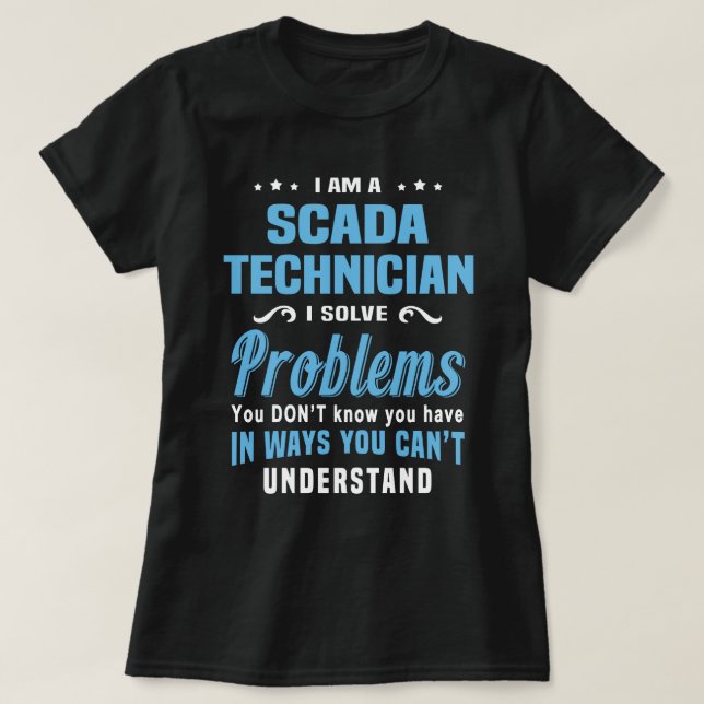 SCADA Technician T Shirt (Design framsida)