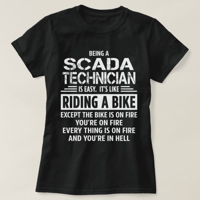 SCADA Technician T Shirt (Design framsida)