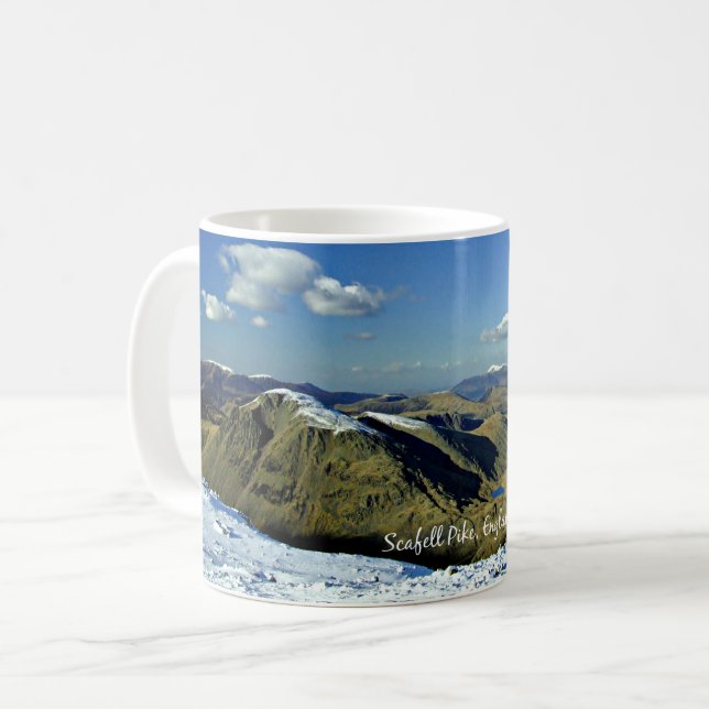 Scafell Pike, England Kaffemugg (Framsida vänster)