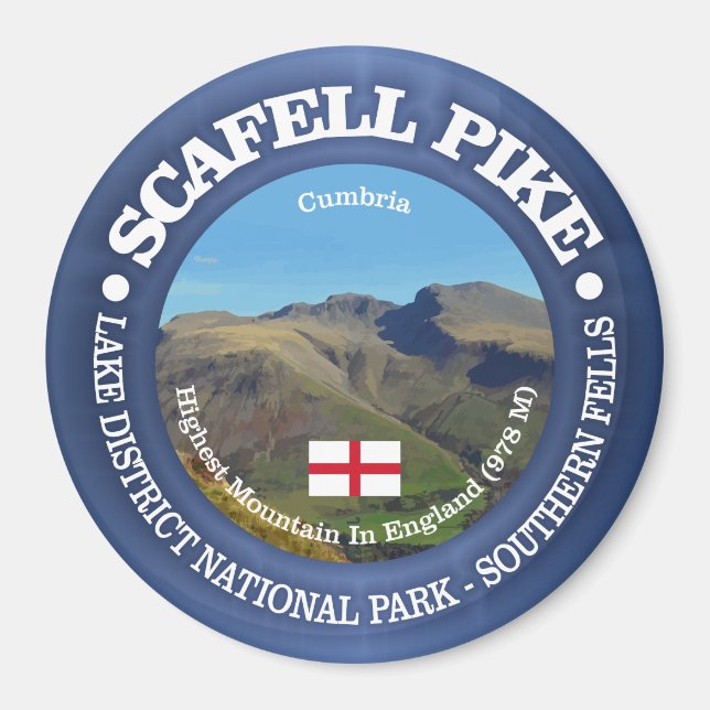 Scafell Pike Magnet (Framsidan)