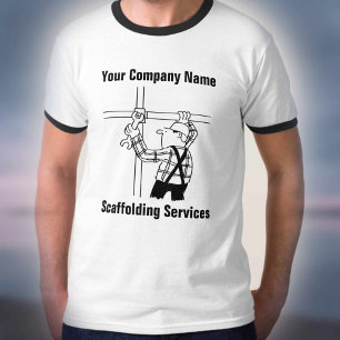 Scafflor för byggnadsställningar t shirt