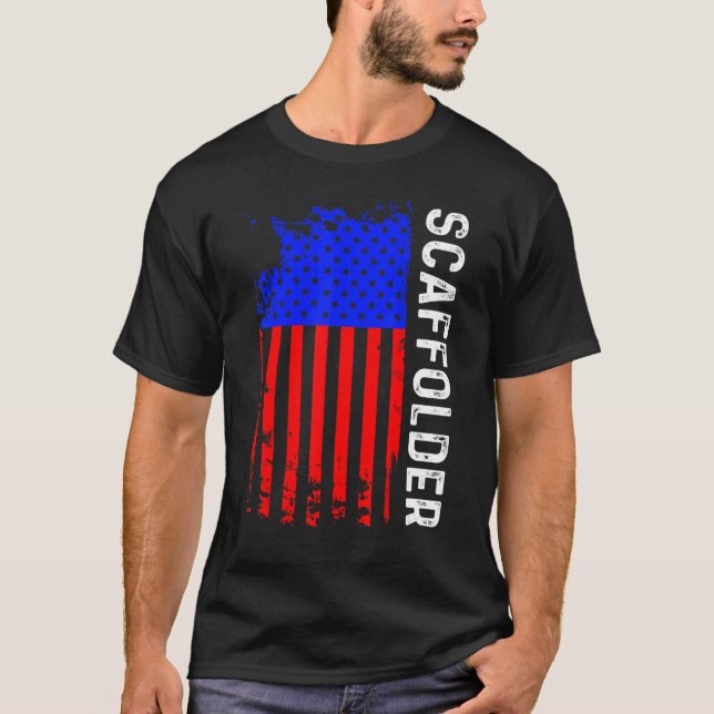 Scafflorhantering Mentoring Scaffold Builder Scaff T Shirt (Framsida)