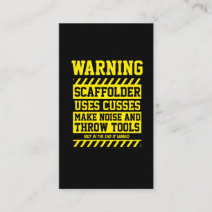 Scaffolder Verktyg Scaffolding Builder Crafter Visitkort