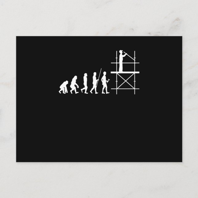 Scaffolding Evolution Crateur Scaffoling Vykort (Framsida)