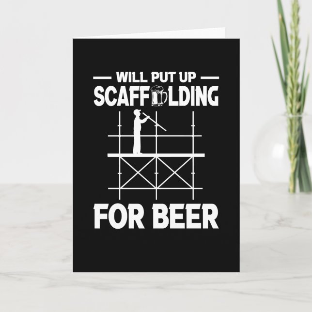 Scaffoling Beer Scaffold Builder Kort (Framsida)