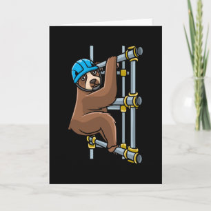 Scafftidigare Sloth Scaffoling Kort
