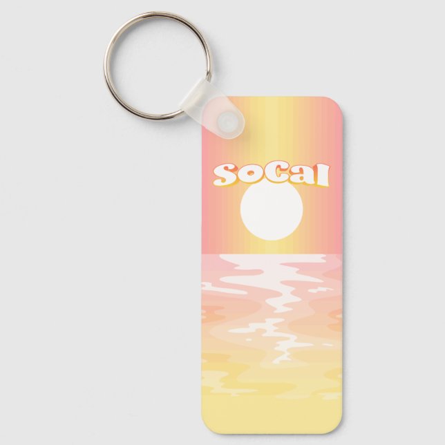 SCal Sunset Keychain Nyckelring (Framsida)