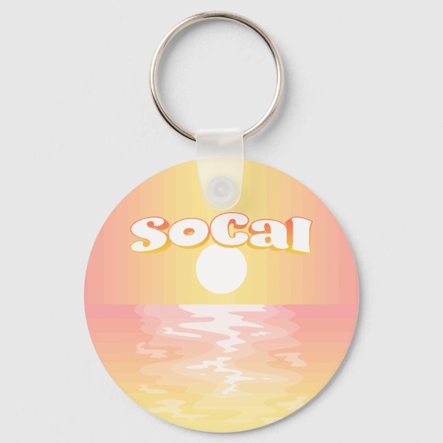 SCal Sunset Keychain Nyckelring (Framsida)