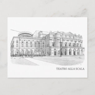 Scala di Milano (Italien) Vykort