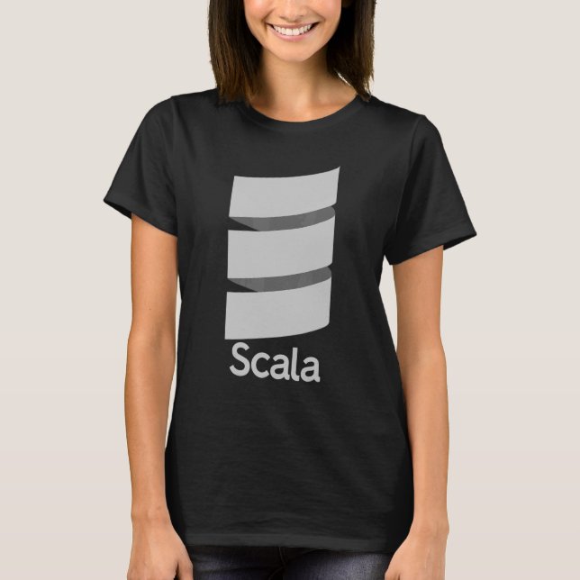 Scala Programming Software Development Coders P T Shirt (Framsida)