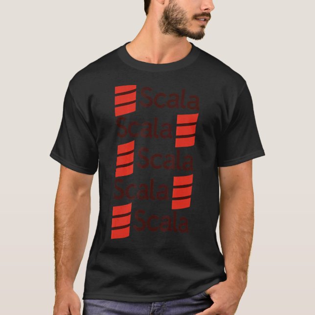 Scala Programming Softwares Coding D T Shirt (Framsida)