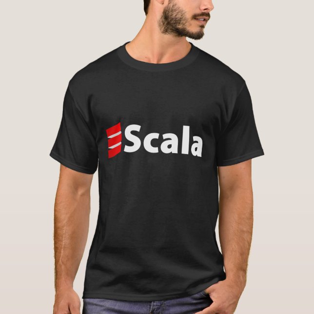 Scala skjorta, vitlogotyp t-shirt (Framsida)