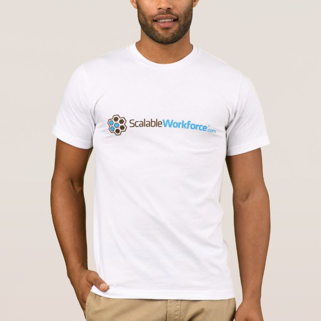 ScalableWorkforce.com logotypskjorta T Shirt (Framsida)