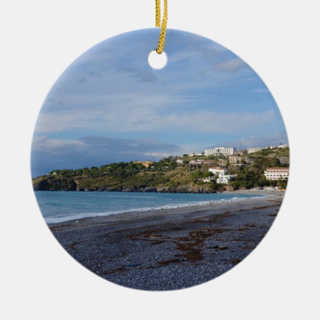 Scalea strand, Calabria Julgransprydnad Keramik (Framsidan)