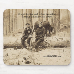 Scalers på Deadwater, Maine - 1916 Musmatta