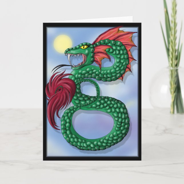 Scaless hälsningkort kort (Framsida)