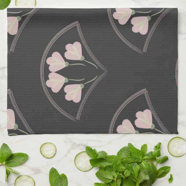 ’Scallop Garden’ Kökshandduk (Vikta)