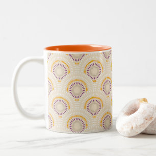 Scallop japansk Beige Två-Tonad Mugg