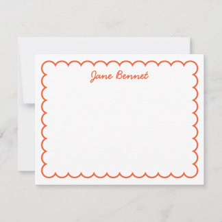 Scallop Notecard Anteckningskort