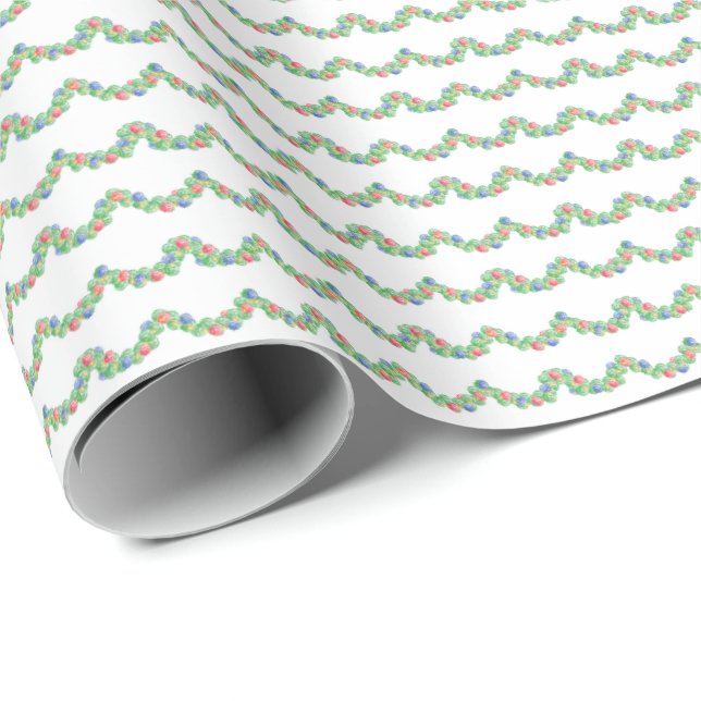 Scallop Shell Garlands Wrapping Paper Presentpapper (Rullad Hörn)