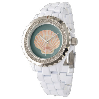 Scallop Snäcka eWatch Watch Watch Armbandsur