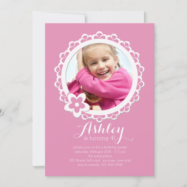 Scalloped Ram-inbjudan Inbjudningar (Framsida)