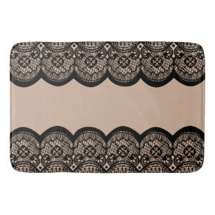 Scalloped Snöre Anpassningsbar Bath Mat Badrumsmatta