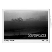 Scamman Farm Shrouded in Fog