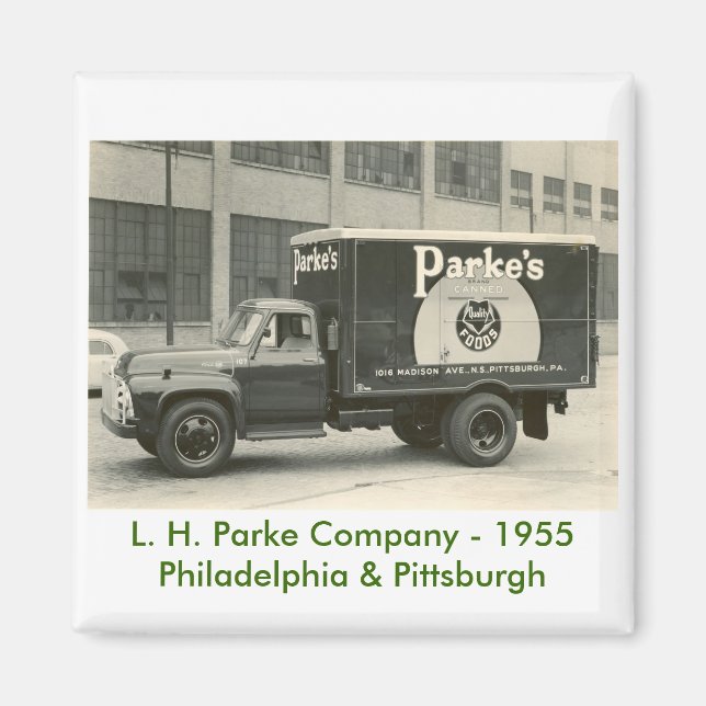 scan0004, L. H. Parke Company - 1955Philadelphi... Magnet (Framsidan)