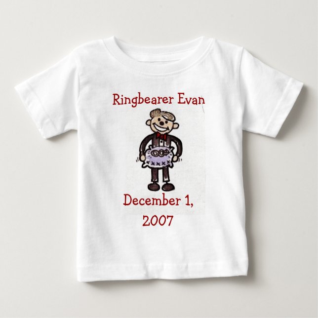 scan0014, Ringbearer EvanDecember 1, 2007 T Shirt (Framsida)