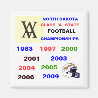 scan, 1023200615323_AggieFBhelmet, NORTH DAKOTA.. Magnet