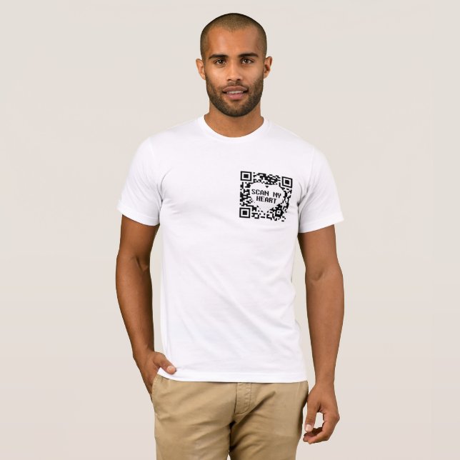 Scan My Heart T-Shirt (Hel framsida)