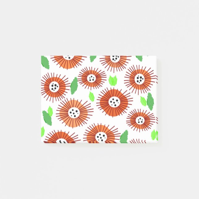 Scandi Blomsterträdgård Post-it Block (Framsida)