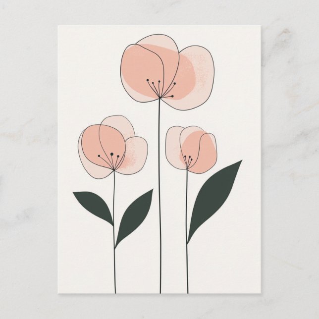 Scandi Bloom No.289 Vykort (Framsida)