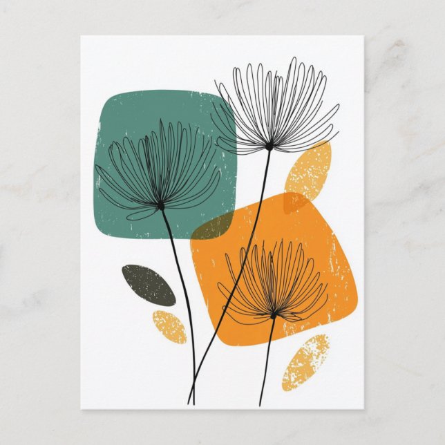 Scandi Bloom No.302 Vykort (Framsida)