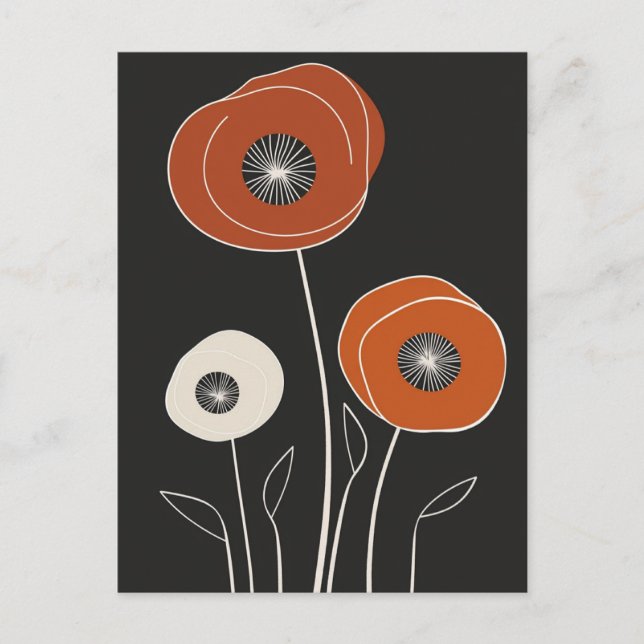 Scandi Bloom No.316 Vykort (Framsida)