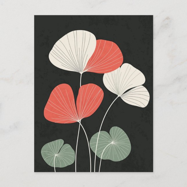 Scandi Bloom No.322 Vykort (Framsida)