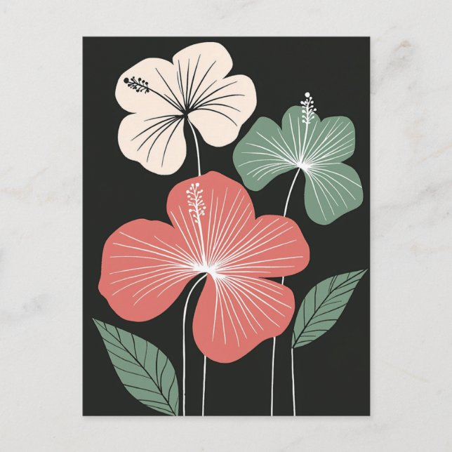 Scandi Bloom No.325 Vykort (Framsida)