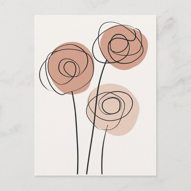 Scandi Bloom nr 281 Vykort (Framsida)