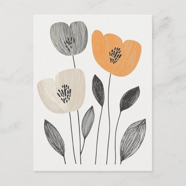 Scandi Bloom nr 295 Vykort (Framsida)