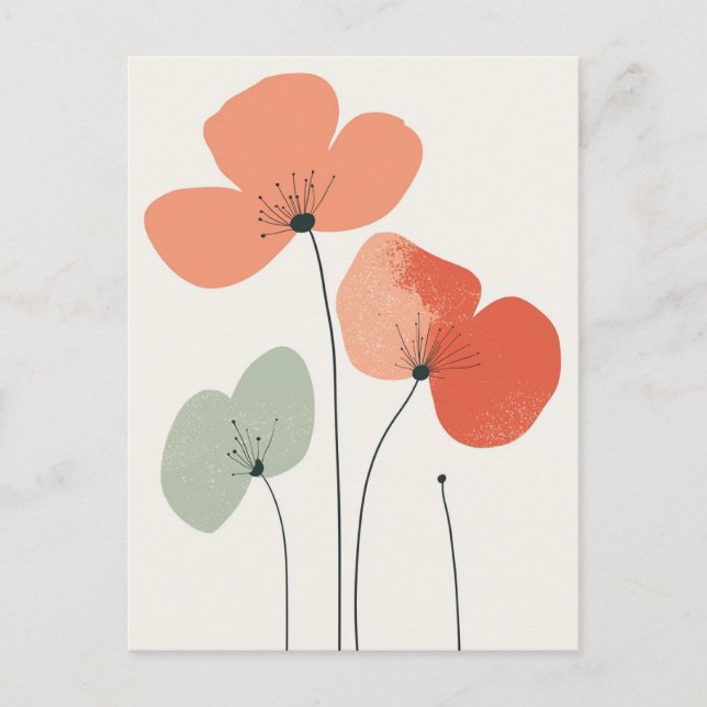 Scandi Bloom nr 298 Vykort (Framsida)