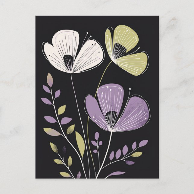 Scandi Bloom nr 308 Vykort (Framsida)