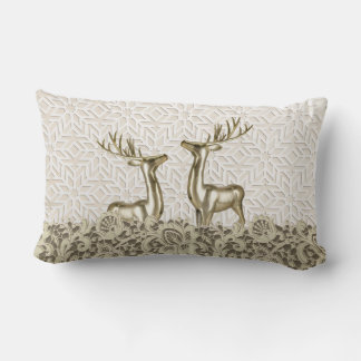 Scandi Deer Throw Pillow Lumbarkudde