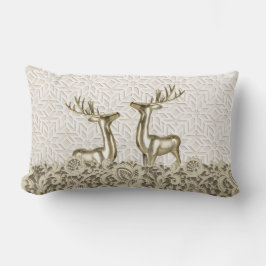 Scandi Deer Throw Pillow Lumbarkudde